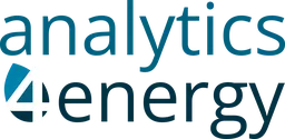 The logo of analytics4energy, a 4energy group company